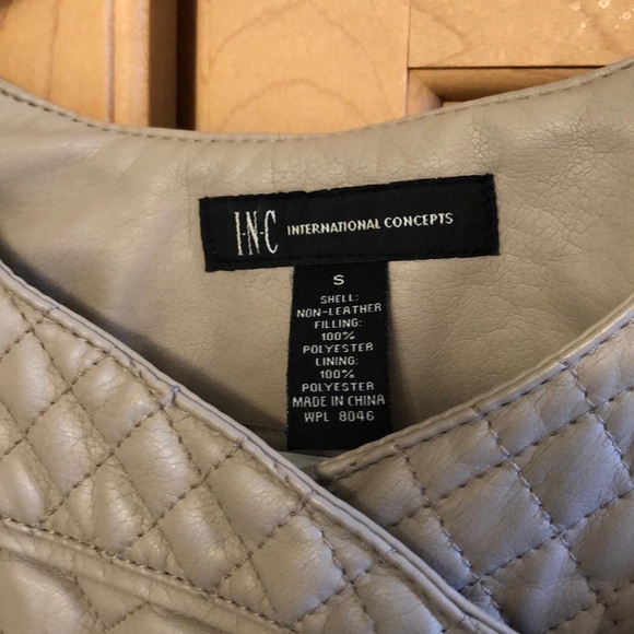I.N.C. International Concepts Faux Leather Jacket - Picture 2 of 4
